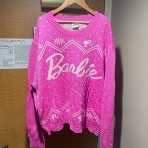 Barbie Pink Crew Neck Sweater